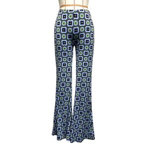 Vintage Industry Womens Size XS Floral Mod Stretch Flare Pants
